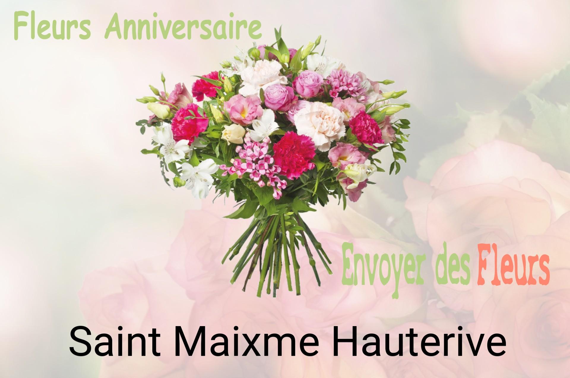Bouquet de fleurs d’anniversaire livré à Saint-Maixme-Hauterive