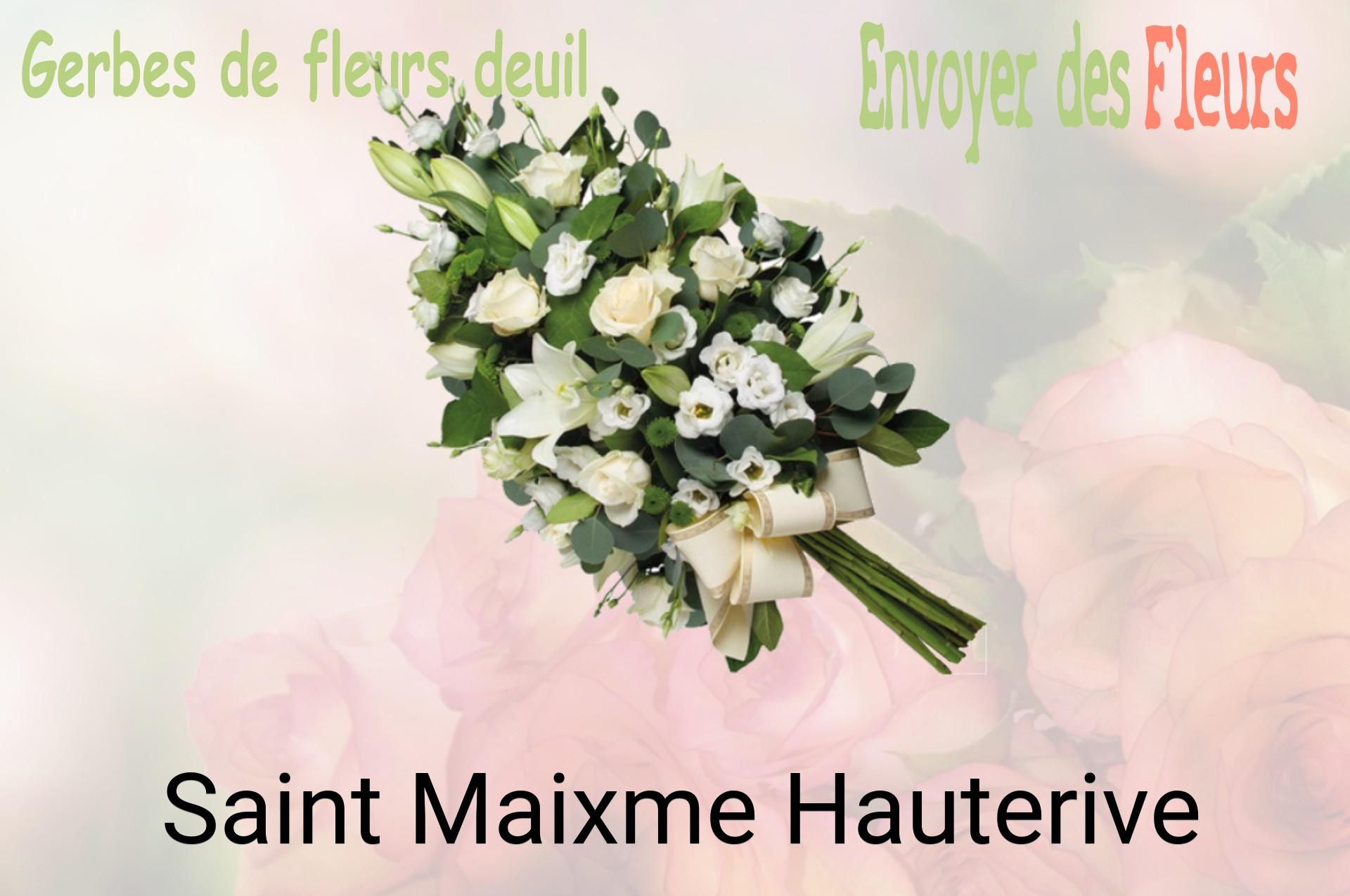 Gerbe de fleurs de deuil livrée à Saint-Maixme-Hauterive